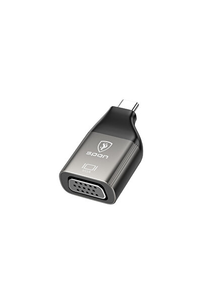 SP SPON Type-C to VGA Adapter – Display your computer or mobile screen on mon...