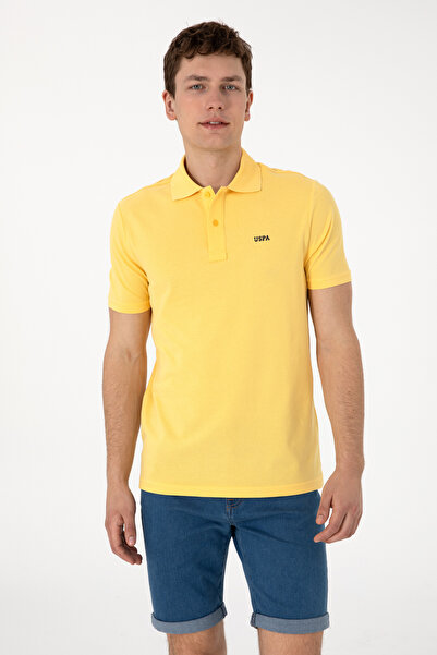 U.S. Polo Assn. Polo Shirt yellow men Printed uspa