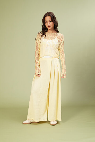 Nisan Διάτρητο πλεκτό μπλουζάκι