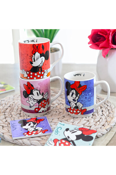 Egan Italy EGAN MICKEY MOUSE MINNIE KUPA KIRMIZI