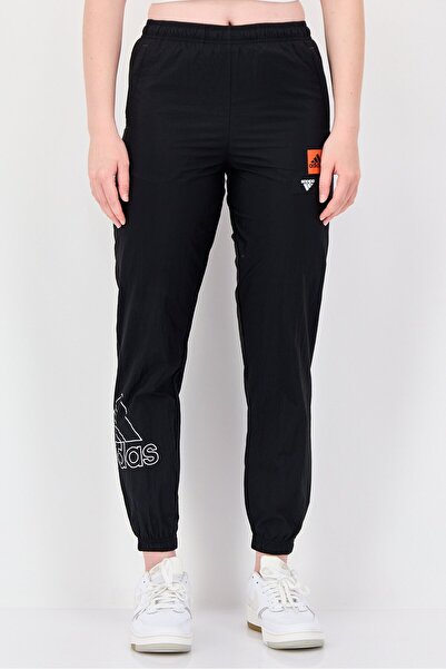 adidas بنطال رياضي مناسب للتدريب للنساء، أسود