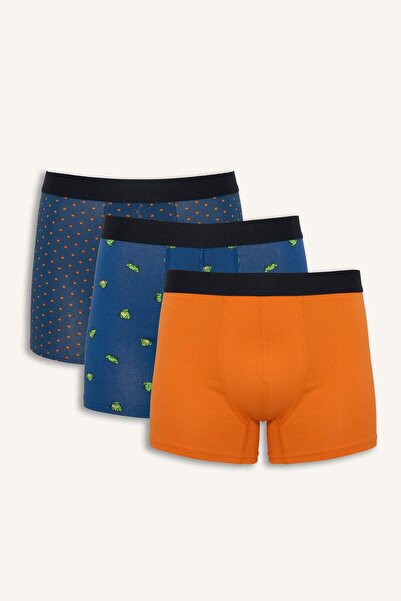 DeFacto Regular Fit Hayvan Patterned 3-Piece Boxer G9377Ax26Sp