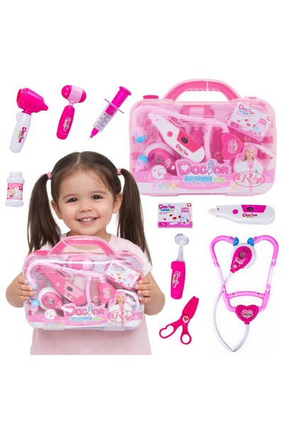 RCO Set Trusa Doctor Copii – Kit Medical Interactiv cu Sunete si Lumini, 9 Ac...