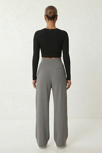 DIANNA Women's Velcro Closure Stretchy Palazzo Pants