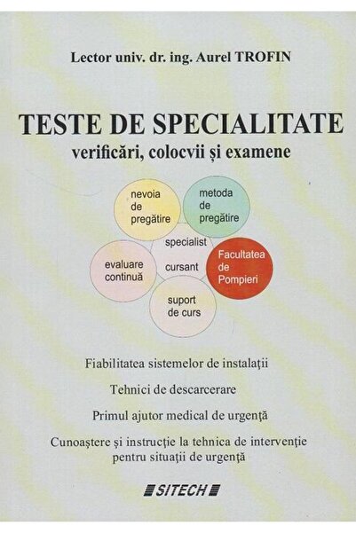 Editura Sitech Teste de specialitate. Verificari, colocvii si exa