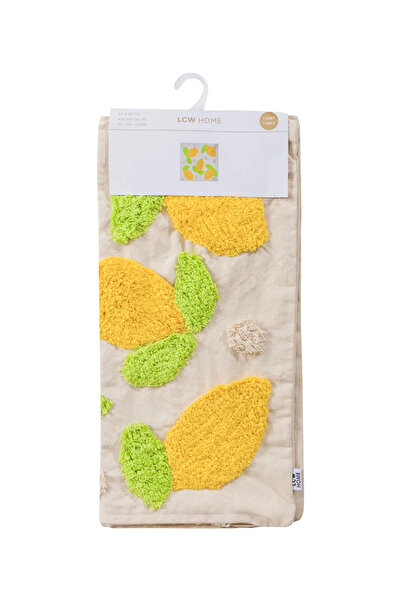 LC Waikiki Yellow Lemon Embroidered Cushion Cover 45X45 cm