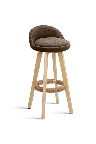 Quasar & Co. Bar stool, swivel, upholstered, suitable for kitchen, 37x37x80 c...