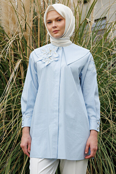 Setrms Çiçek Aplikeli Tunik