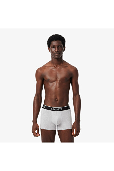 Lacoste Erkek Gri Boxer