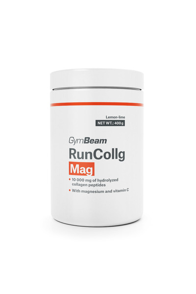 GymBeam RunCollg® Mag, 400 g, lămâie verde
