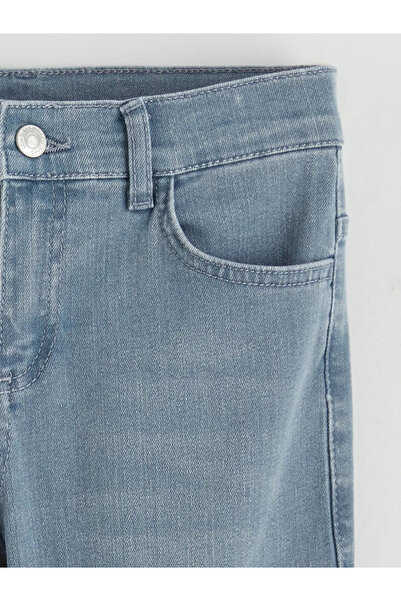 LC Waikiki Pantaloni de blugi gri slim fit pentru băiat