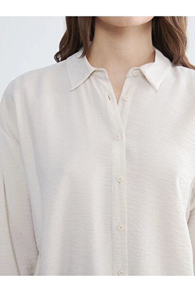 LC Waikiki White Loose Fit Women's Shirt