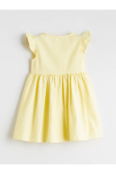 LC Waikiki Yellow girl's ruffled dress