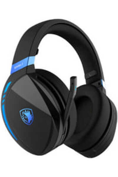 Sades Warden Wireless Gaming Headset, Bluetooth 5.0, USB Port, 3.5mm Jack Con...
