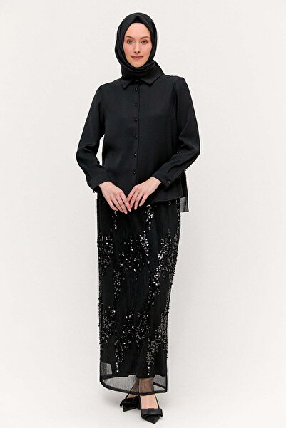 Setrms Payetli Tül İkili Takım