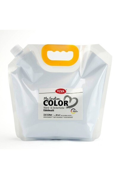 Viva Decor Vopsea lavabil premium pentru pereți și tavan, 2,6 litri Albastru ...