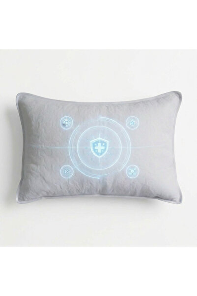 Extramall Set of 2 Orthopedic Cervical Pillows with Memory Foam Anatomical He...