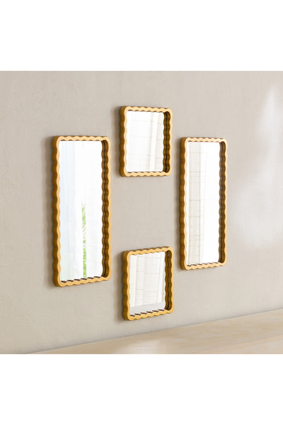 Home Box Tagus Multi Shape Mirror - Set of 4