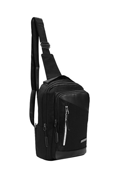 PARAJOHN حقيبة ظهر ظهر بارا جون، حقيبة كتف كروسبودي من بوليستر، حقيبة سفر أنيقة