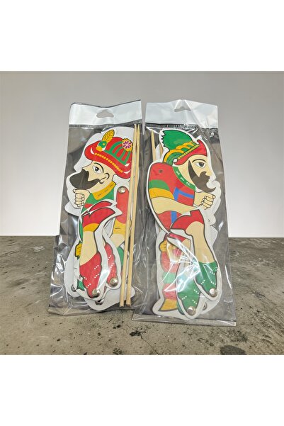 ABAS Hacivat & Karagöz Ahşap Gölge Oyunu Seti – Geleneksel Eğlence ve Eğitim ...