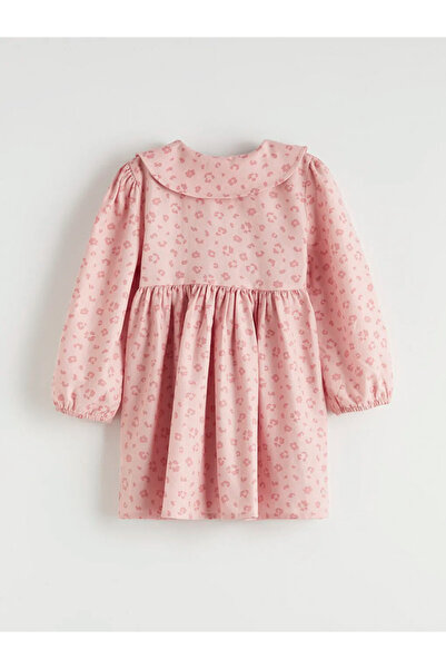 LC Waikiki Rochie roz pentru fetiță guler tip Peter Pan