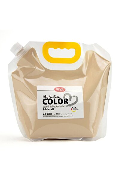 Viva Decor Premium washable paint for walls and ceiling, 2.6 liters Light Brown