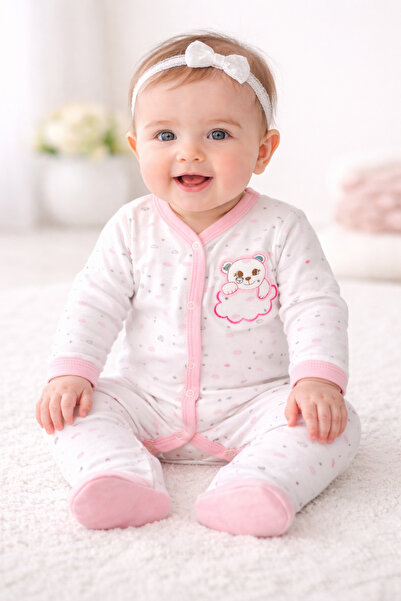 mothers dream Premium Baby Romper / Jumpsuit – Soft Cotton Sleepsuit (0–9 Mon...