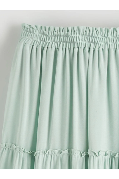 LC Waikiki Fusta verde cu talie elastică pentru fete