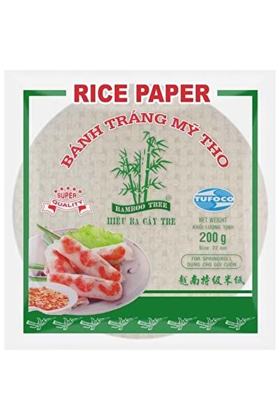 Bamboo Tree Round Rice Paper for Summer Rolls 22 cm 200 g