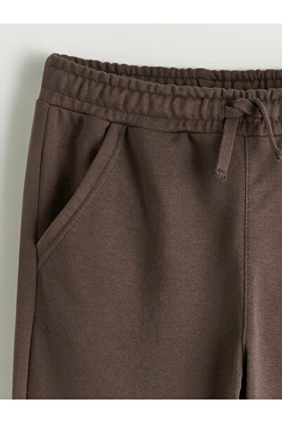 LC Waikiki Brown Elastic Waist Boys Jogger Sweatpants