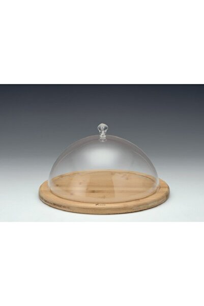 Zicco صينية عرض خشبية بغطاء