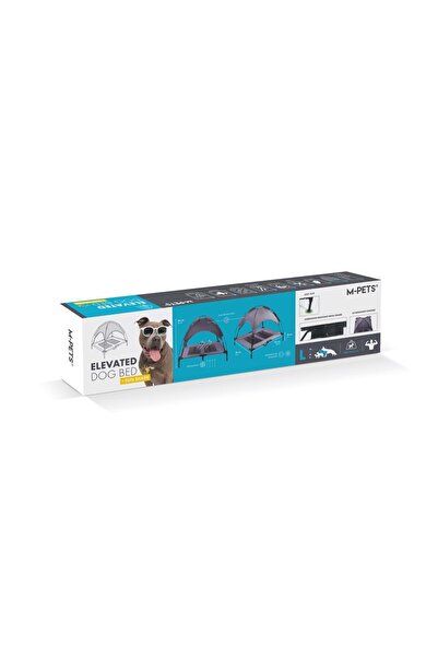 M-PETS ELEVATED ÇADIRLI KEDİ ve KÖPEK YATAĞI (L)