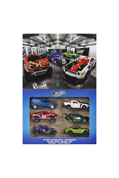 HOT WHEELS Mașini Legends Silver Series, pachet de 6