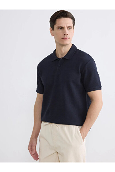 LC Waikiki Tricou pentru bărbați cu guler polo bleumarin