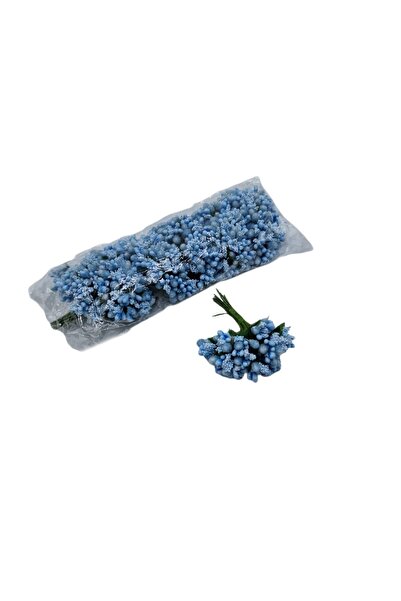 decotoys Artificial flowers stamens 144pcs Blue