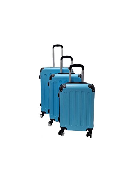 decotoys Valize plastic 3/set Bleu