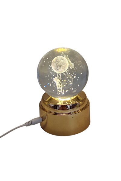 decotoys Lampa de veghe 3D cu led glob