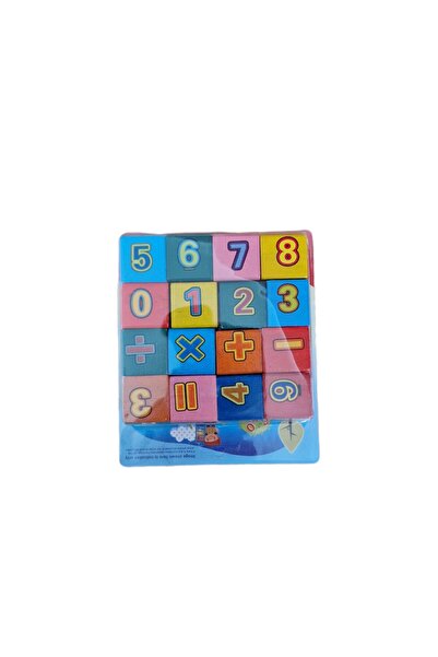 decotoys Puzzle lemn cub cifre