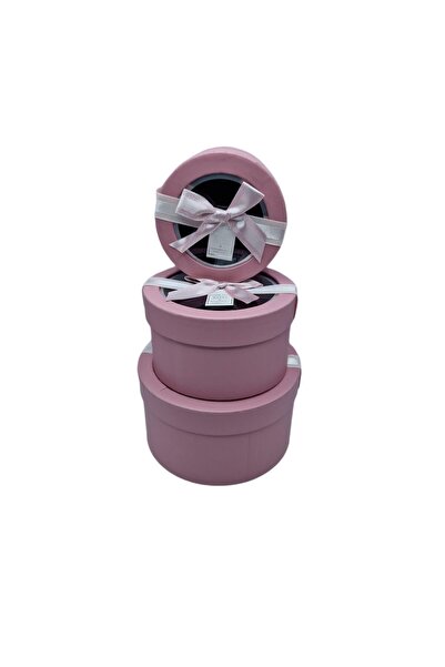 decotoys Cutie carton mov rotunda 3/set cu vizor