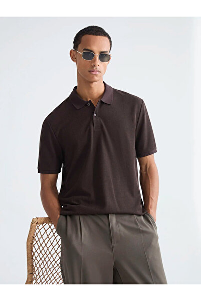 LC Waikiki Tricou maro pentru bărbați cu guler polo