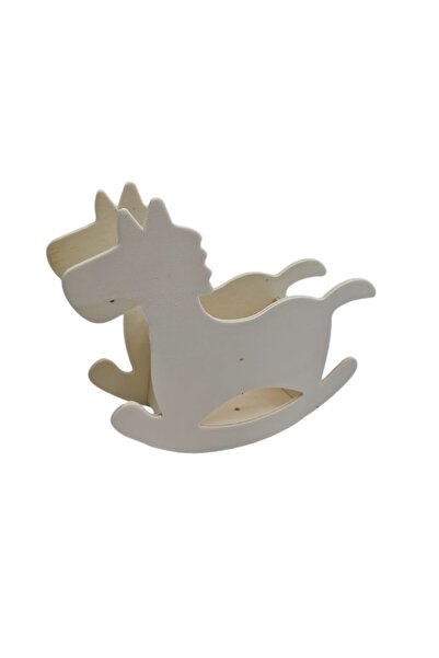 decotoys Suport pix lemn cal balansoar 4/set