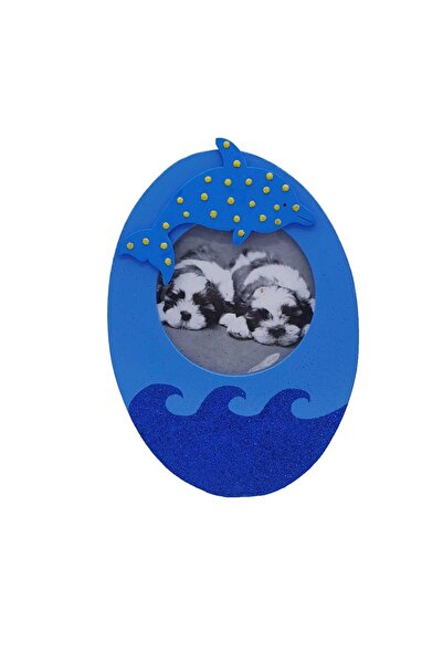 decotoys Rame foto lemn delfin 4/set