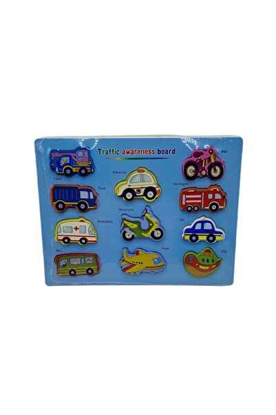 decotoys Puzzle lemn gros cu insecte