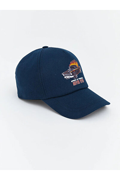 LC Waikiki Șapcă pentru băieți, albastru marin, model Araba cu imprimeu