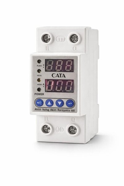 Cata CT-9198 Akilli Voltaj Akim Koruyucu Monofaze 63 Amper
