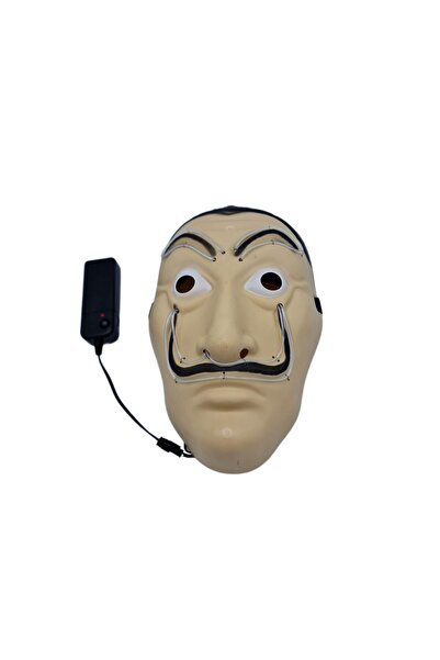 decotoys Mască plastic cu led