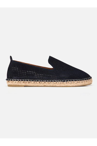 SU14 Aura Navy Blue Women's Flat Shoes Espadrilles