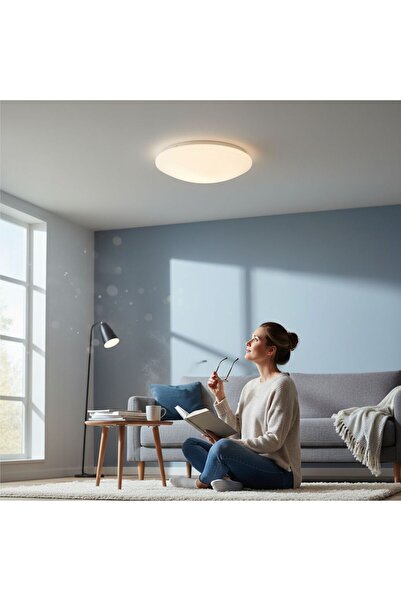 Luxera Lighting Round Aries Led ceiling light fi425 48W=450W, 4000K, neutral ...