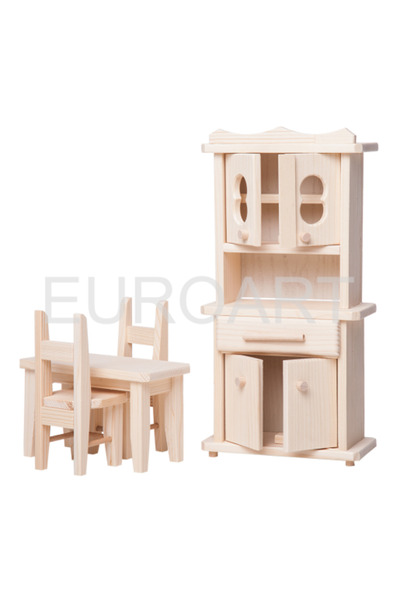 decotoys Mobilier lemn natur -bucatarie