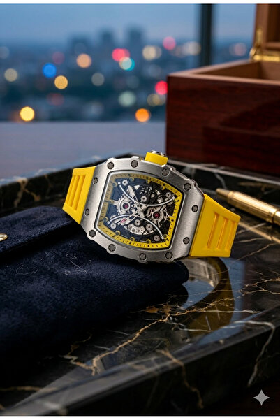 SPECTRUM PREMİUM Spectrum Silicone Cord Rainbow Series Unisex Wristwatch with...